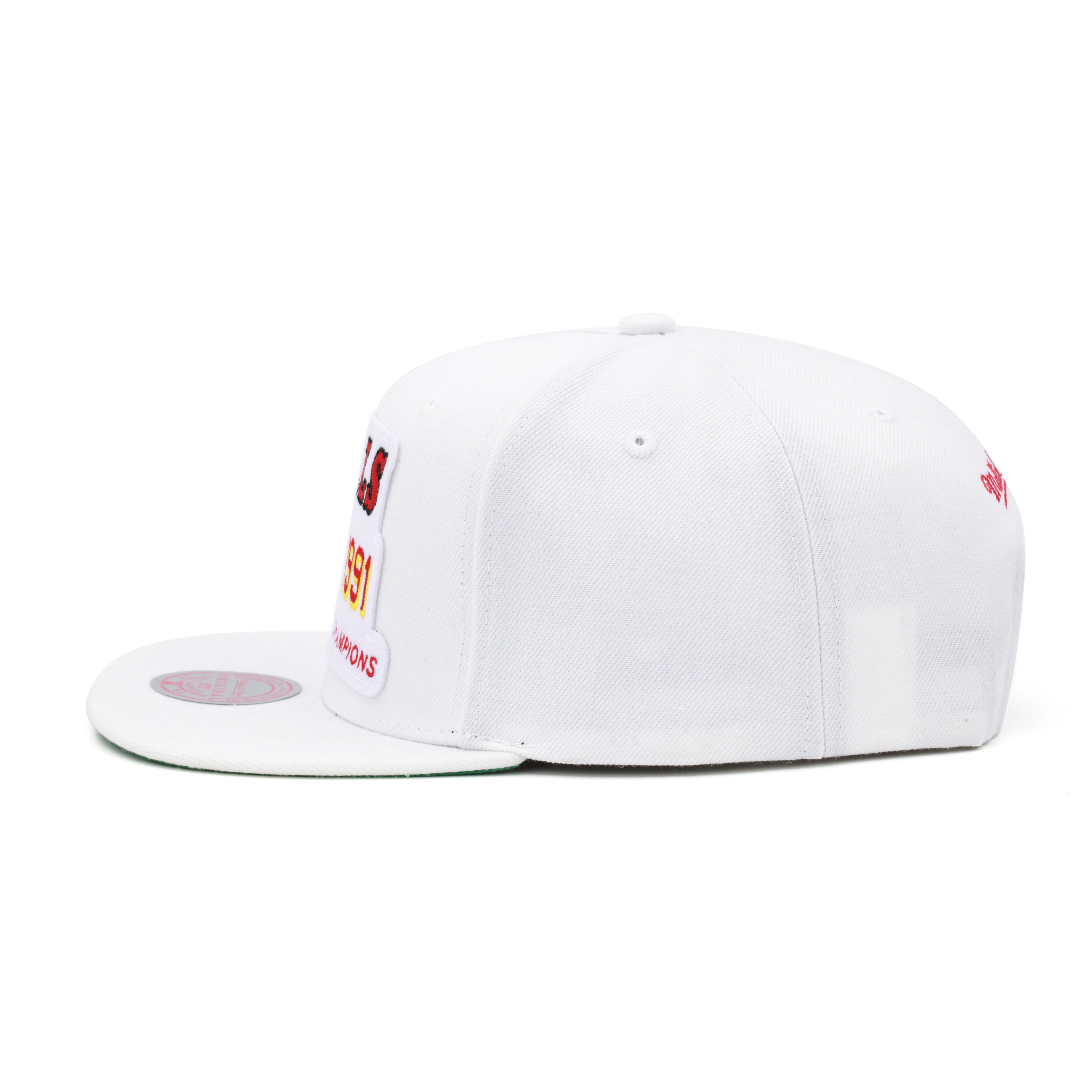 Chicago Bulls Mitchell & Ness Retro Snapback Hat White/1991 NBA Champions