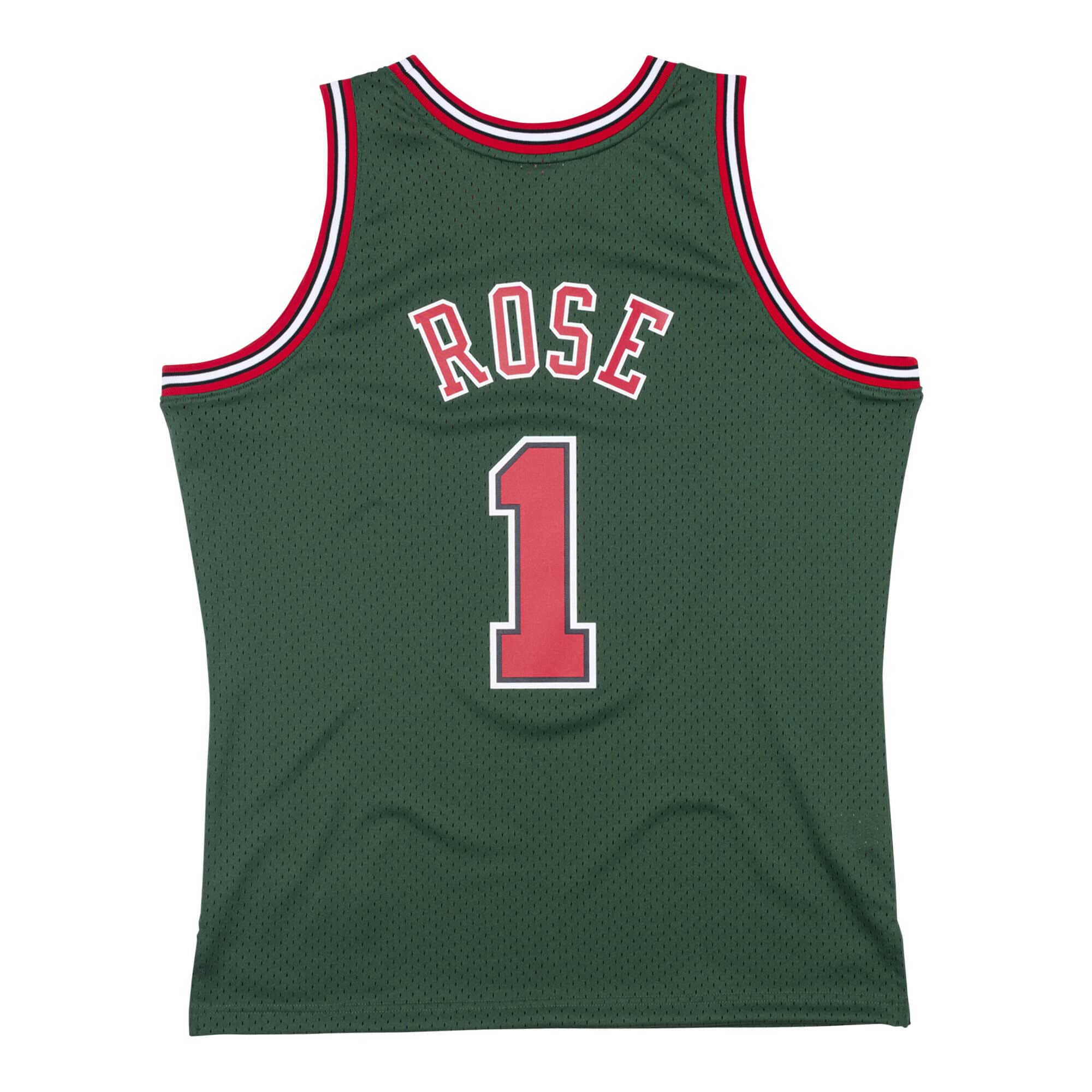 Chicago Bulls 2008-09 Derrick Rose Mitchell & Ness Swingman Jersey Green