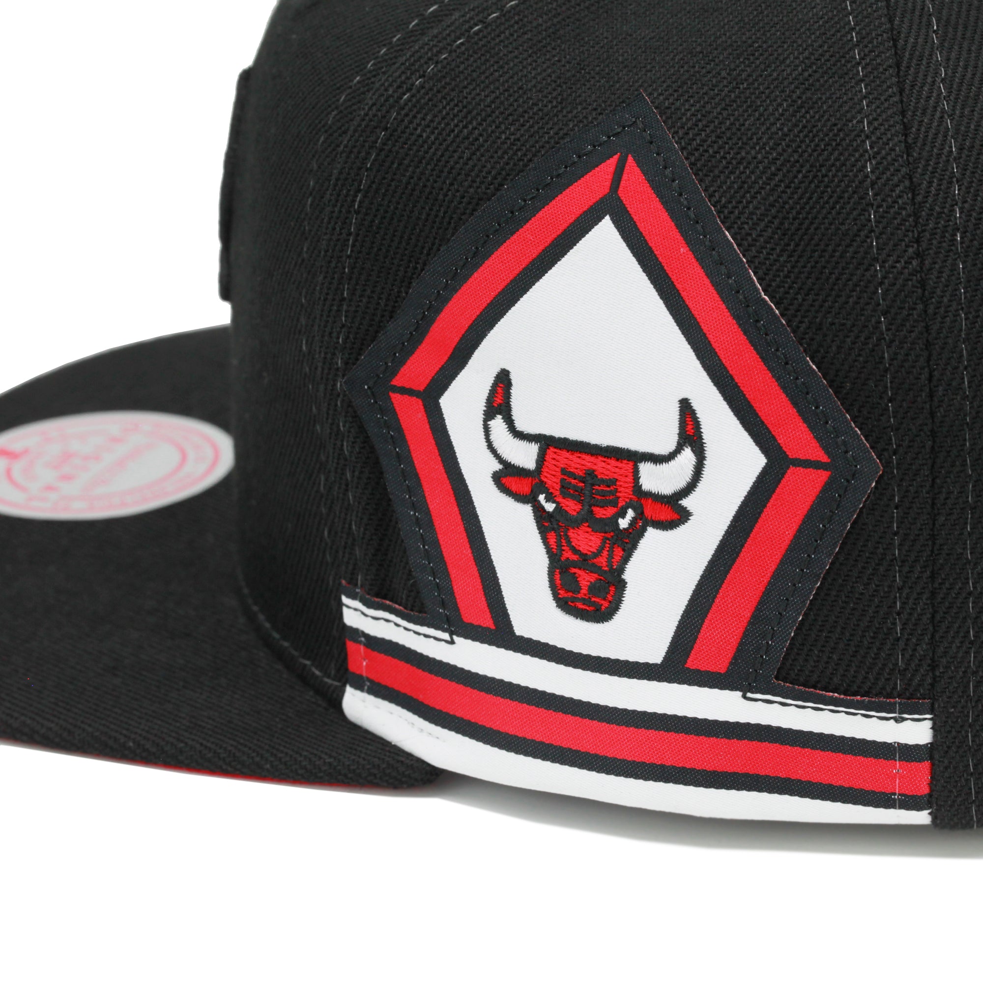 Chicago Bulls Jersey Short Mitchell & Ness Snapback Hat Black/Red