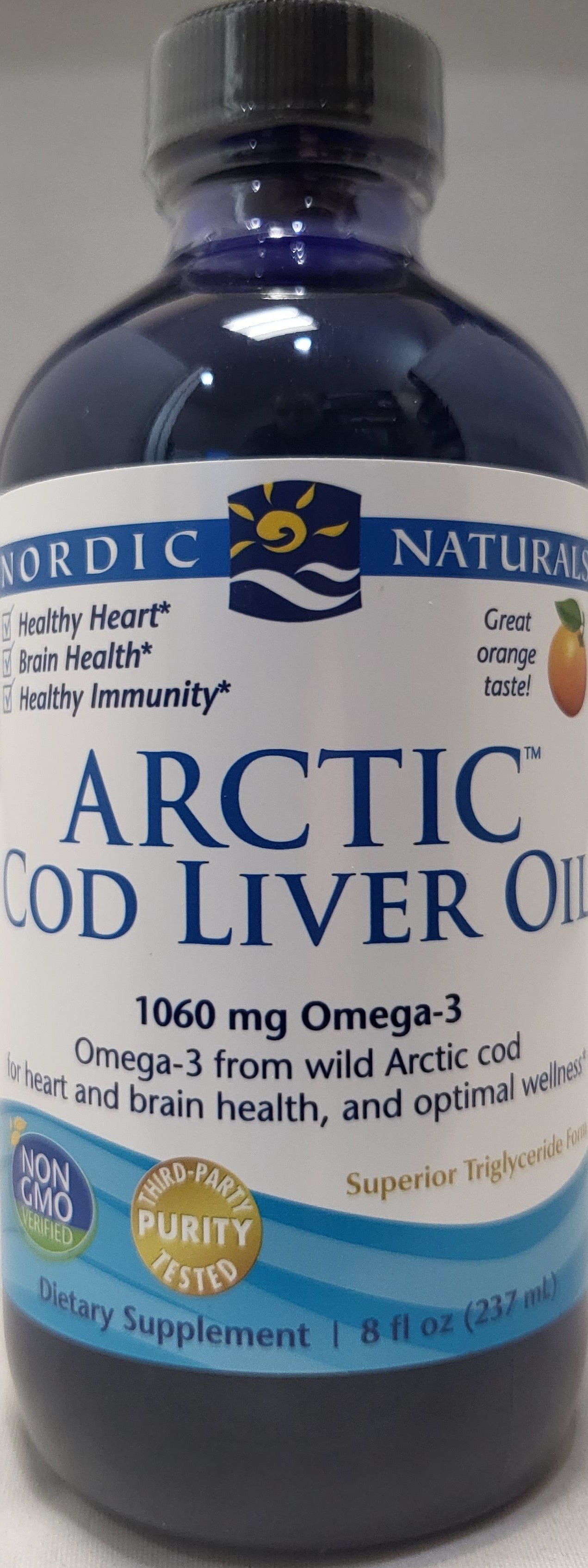 Nordic Naturals Artic Cod Liver Oil (Lemon)  8 fl oz