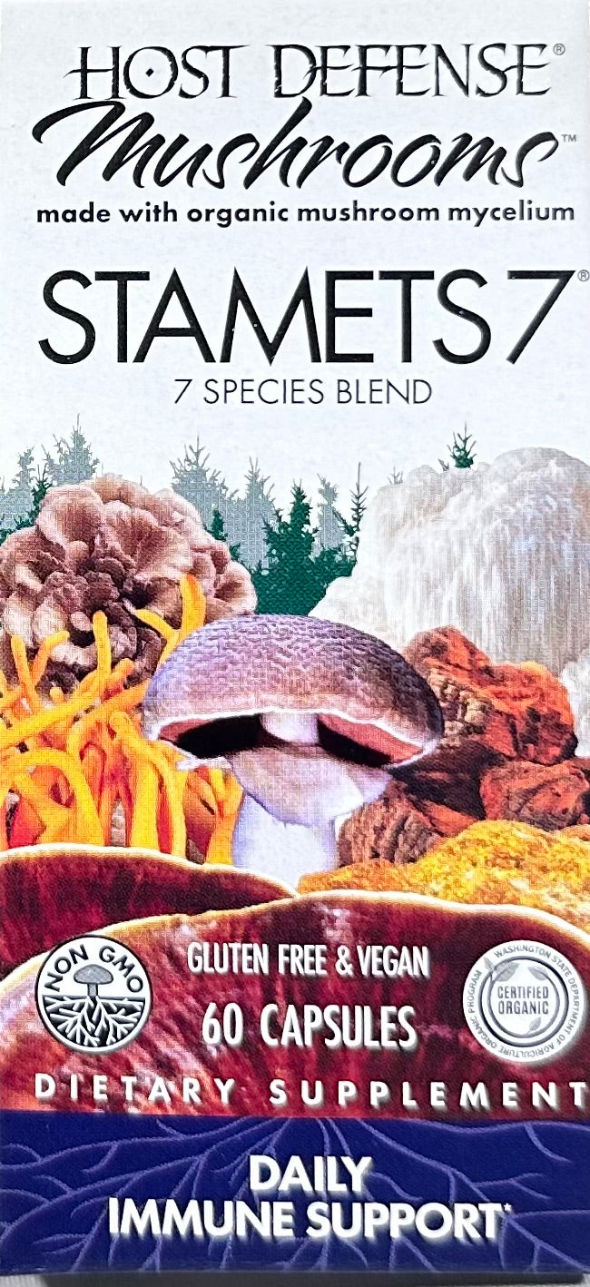 Host Defense Mushroom Stamets 7? 60 Vegetarian Capsules