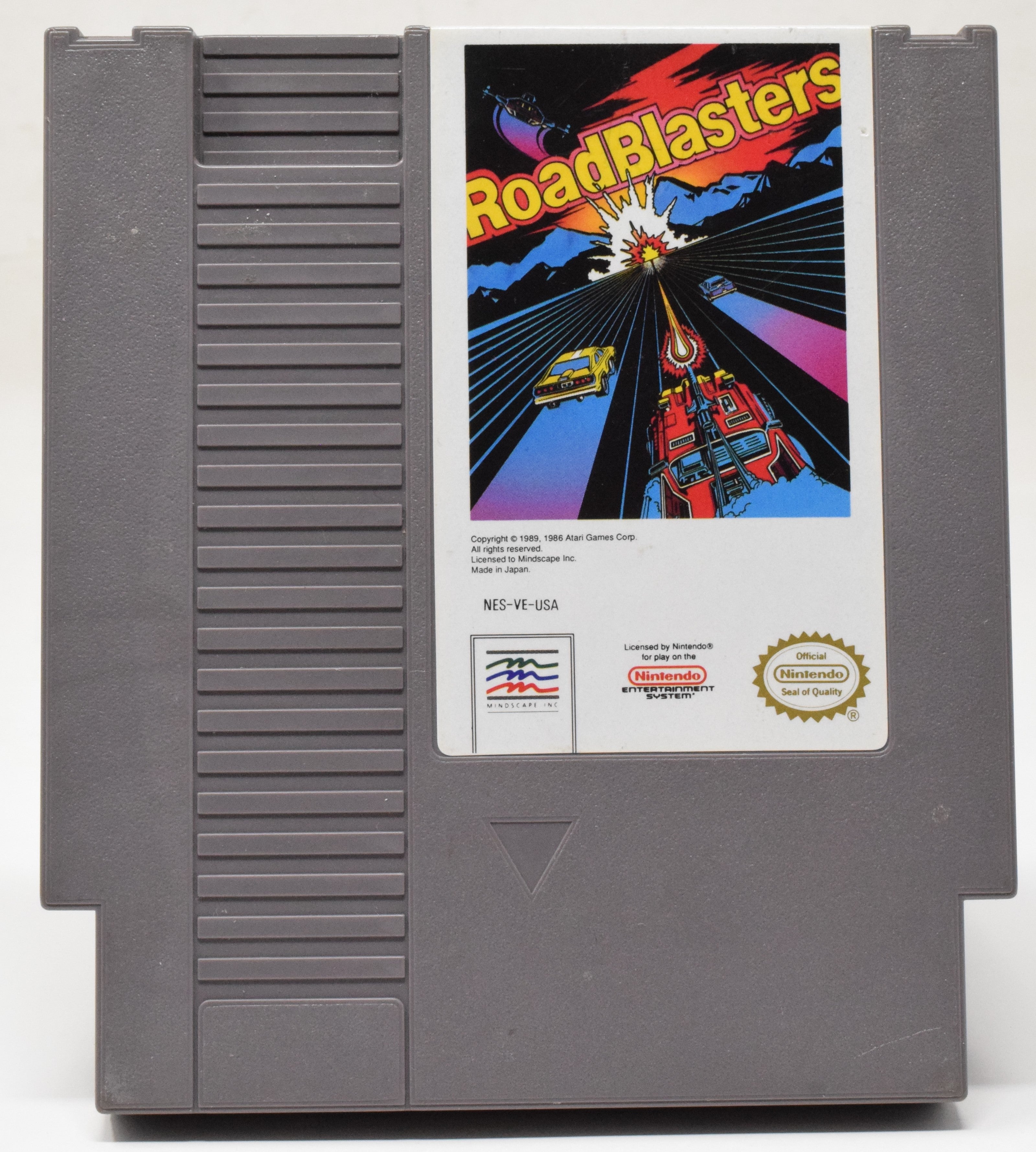 Nintendo NES Road Blasters Mindscape Video Game Cartridge