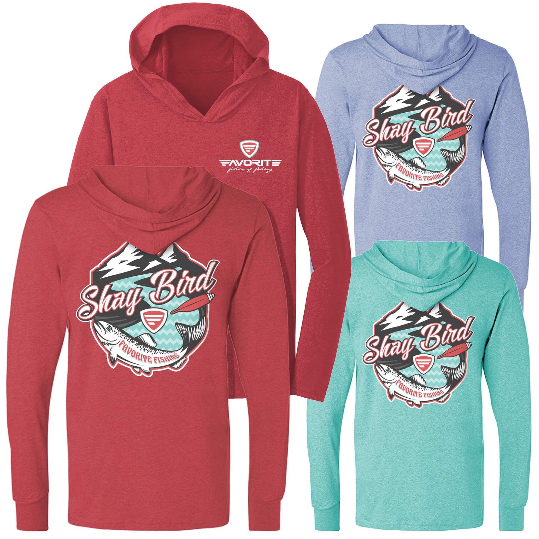 Shay Bird Lightweight Tri-Blend Hoodie