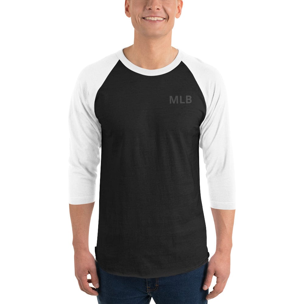 Custom 3/4 Sleeve Raglan Baseball Tee | Personalized Three Quarter Sleeve Logo Tee Shirt | Raglan Tee