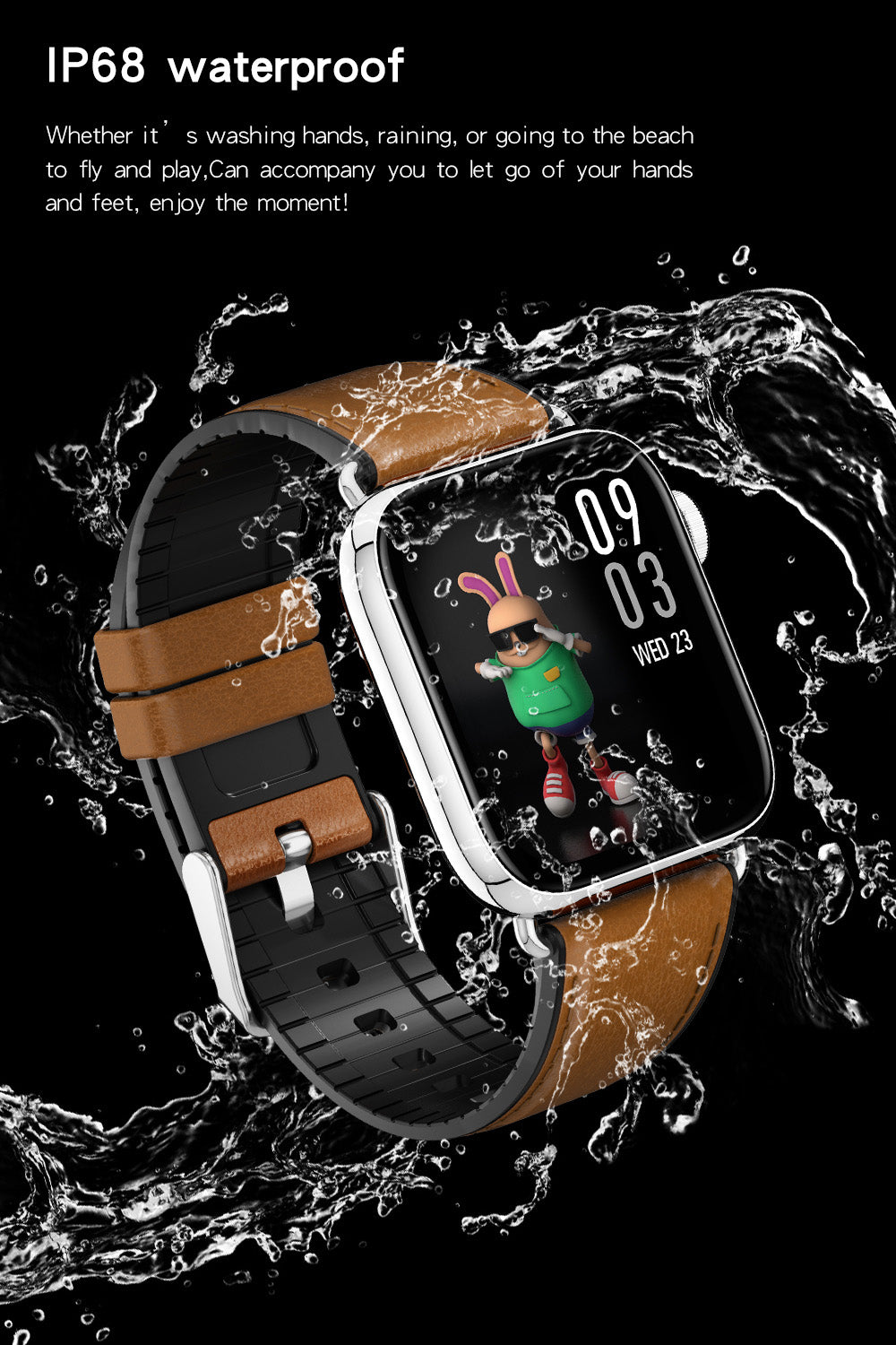 COLMI P16 2021 1.69 inch Smart Watch nRF52840 New Blood Oxygen Sensor IP68 Waterproof Fitness Tracker Smartwatch