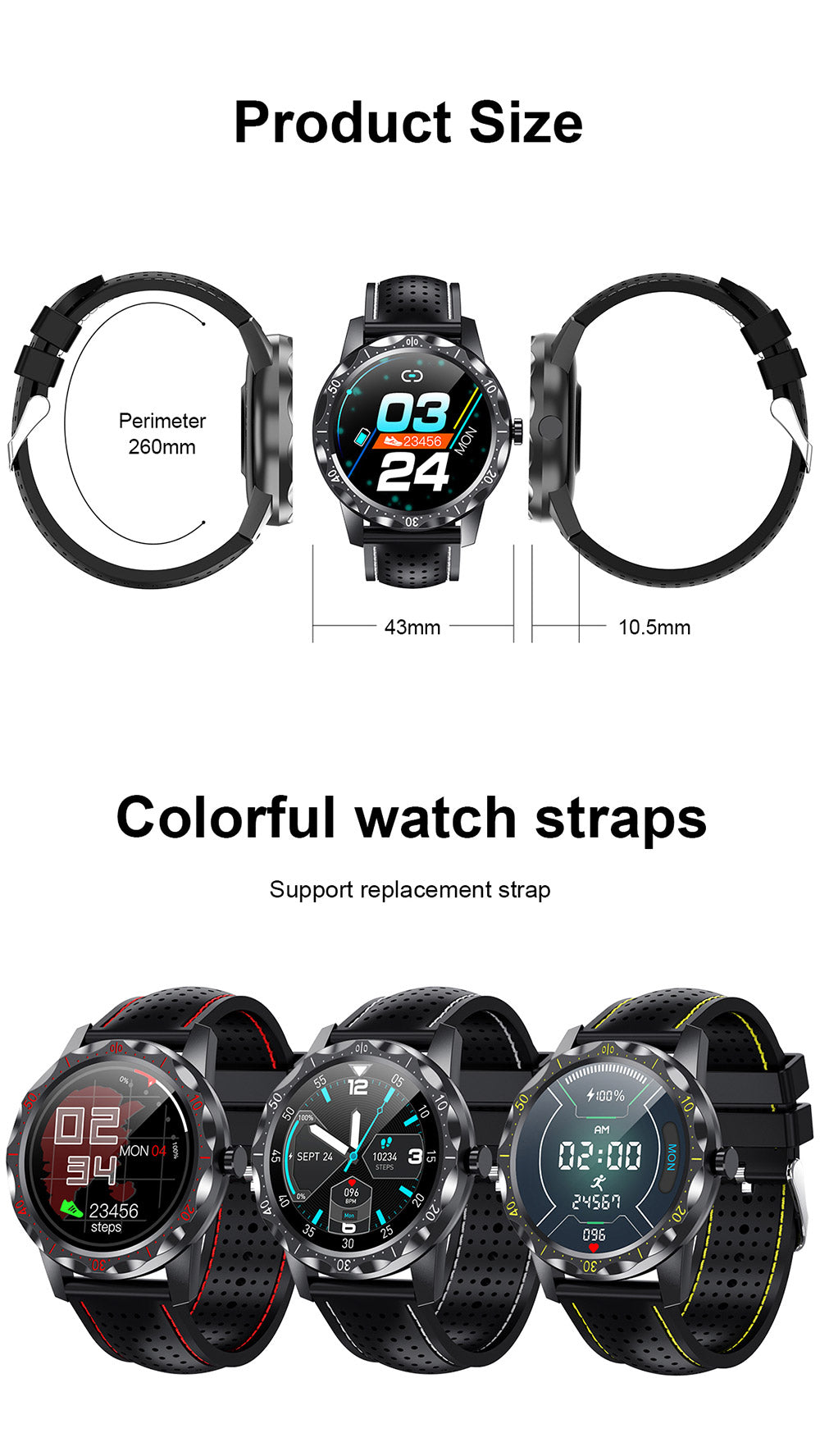 COLMI SKY1 rojo reloj inteligente | Linio Perú - OM810EL04D2MFLPE