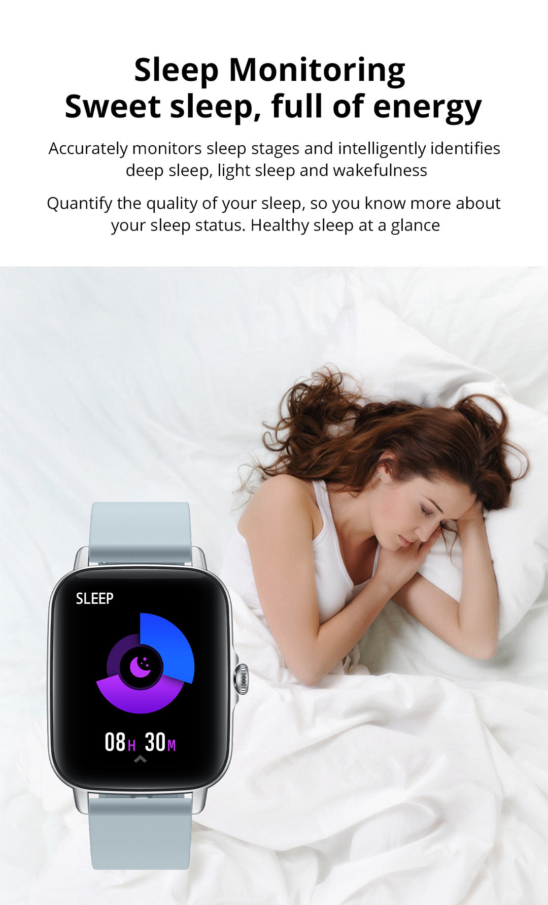 COLMI P28 Smart Watch Men 1.69 inch Screen Heart Rate IP67 Waterproof Smartwatch Women GTS3 GTS 3 for Android iOS Phone