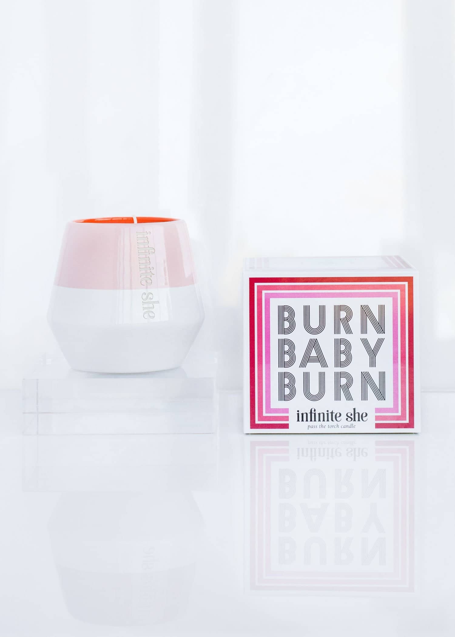  Burn Baby Burn Ceramic Candle 