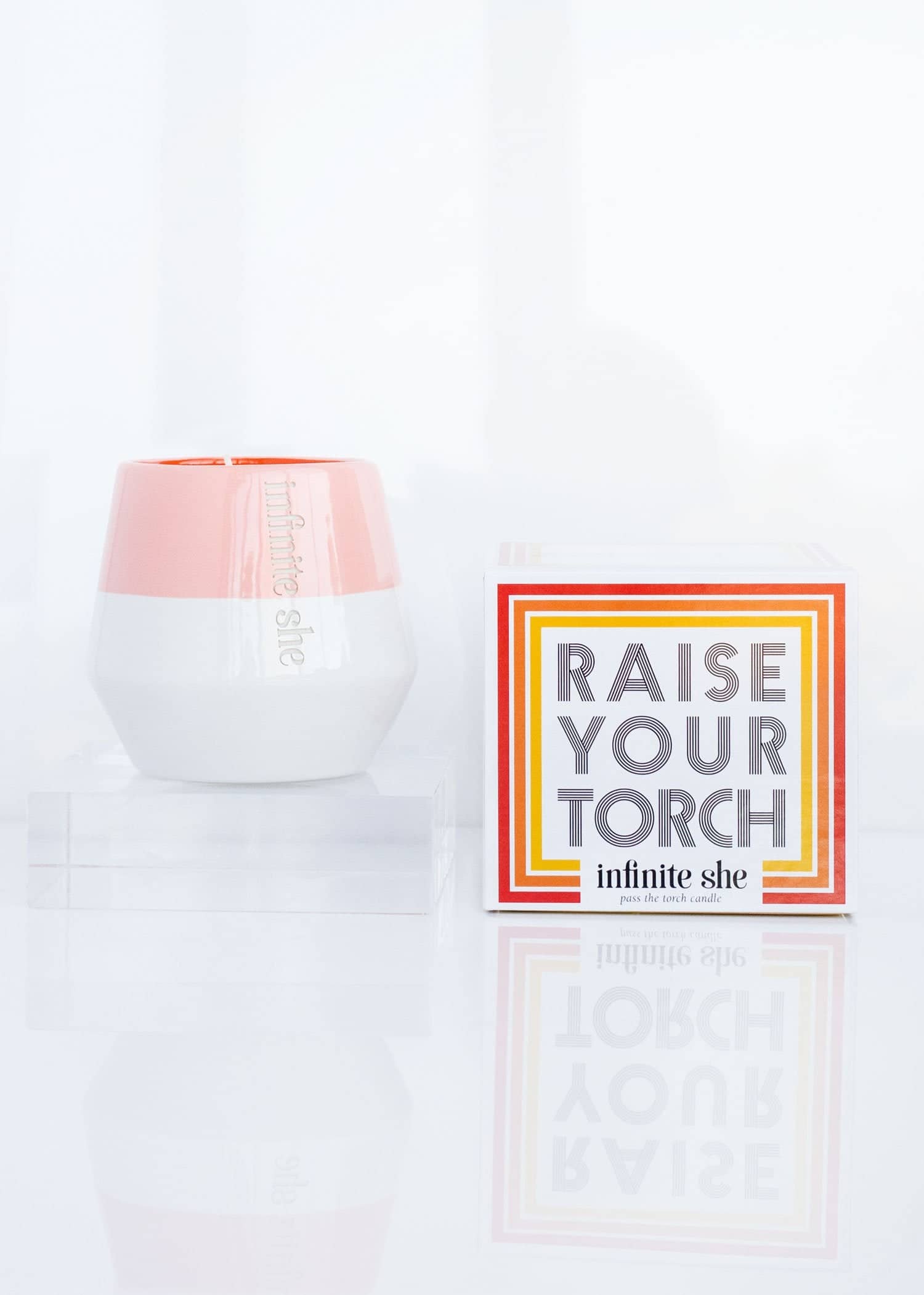  Raise Your Torch Ceramic Candle 