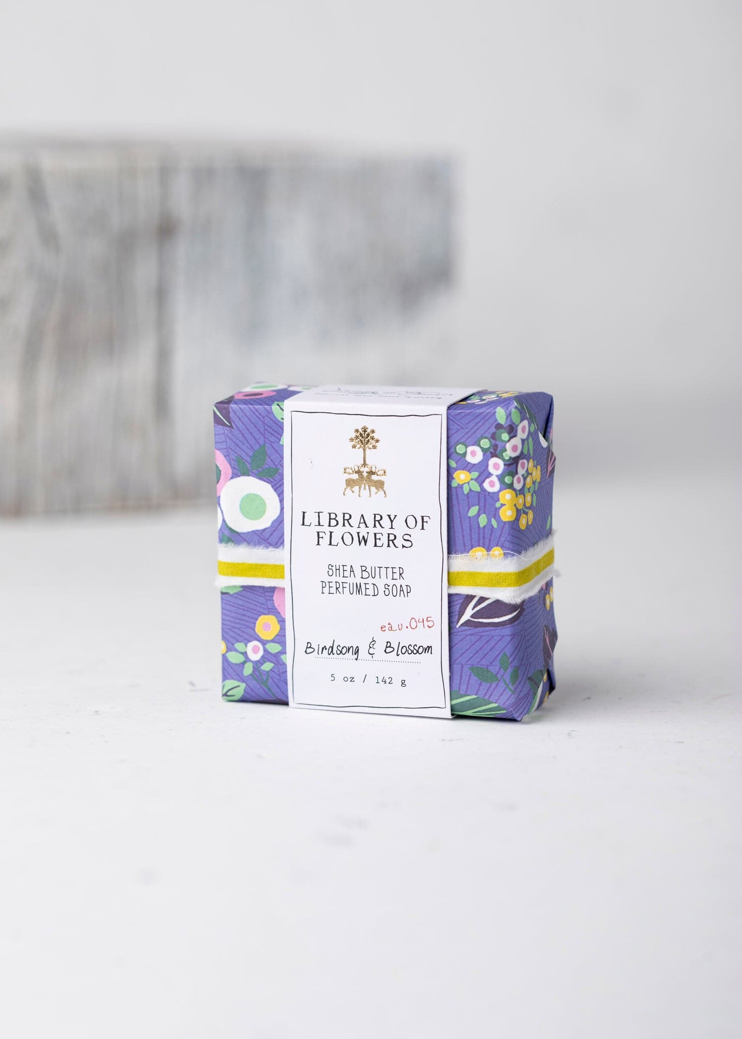  Periwinkle Floral Square Soap 