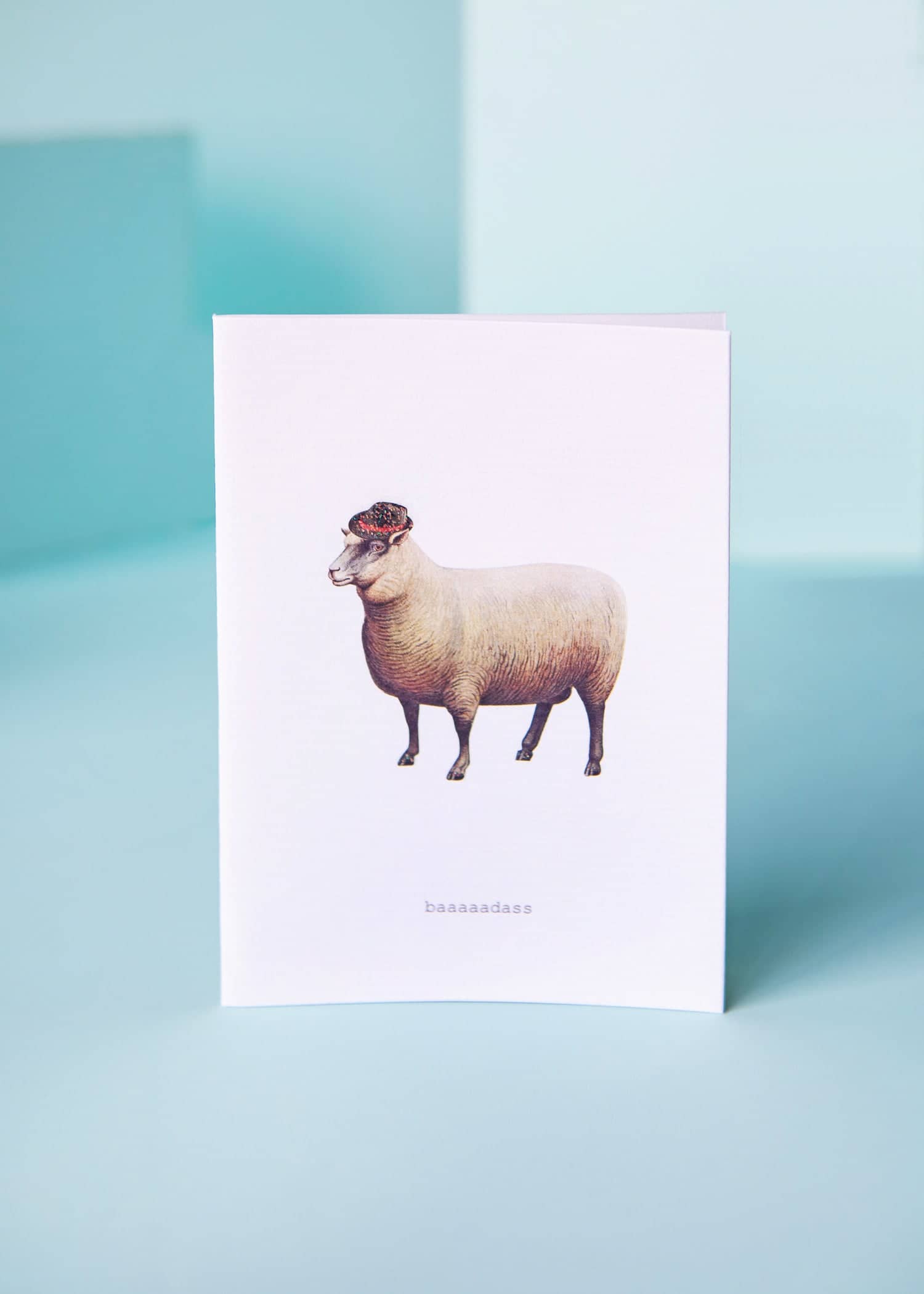  Baaadass Greeting Card 