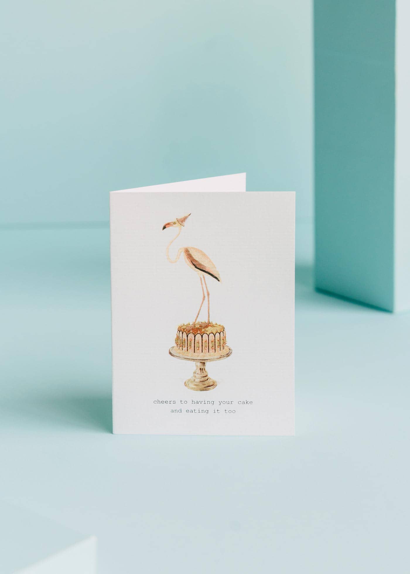  Cheers To Having Your Cake Birthday Card 