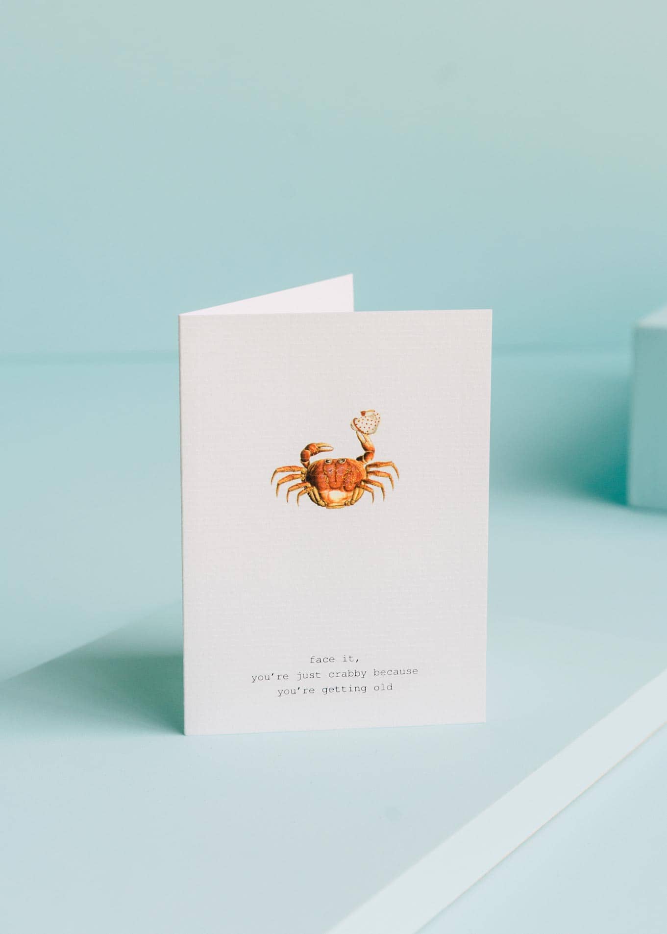  You're Crabby Birthday Card 