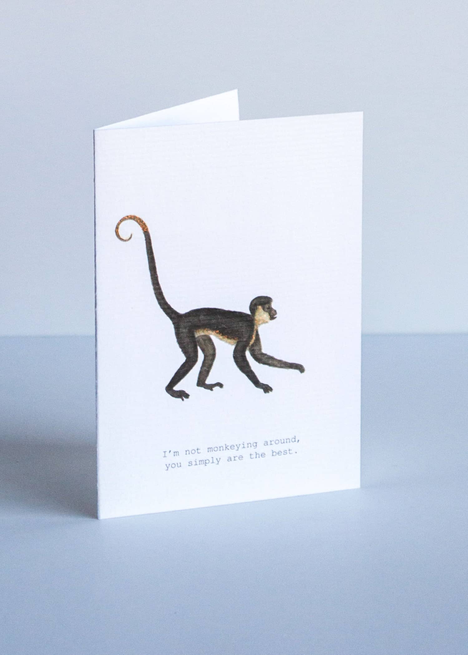  Monkeying Around Greeting Card 