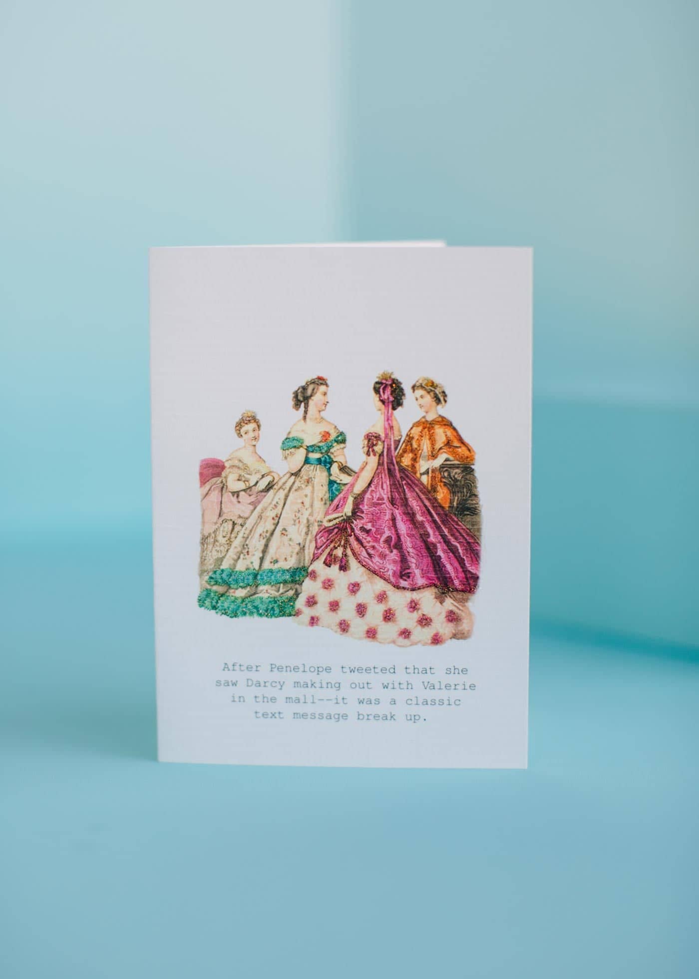  Text Message Break Up Greeting Card 