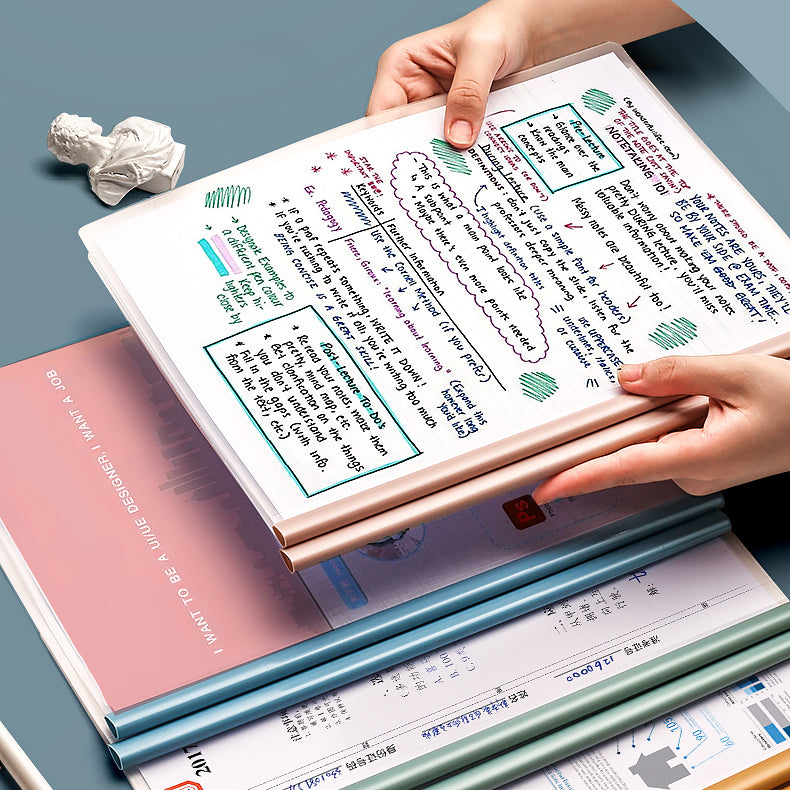 Clear Report Covers with Sliding Bar 10 Pcs Pack for A4 Paper