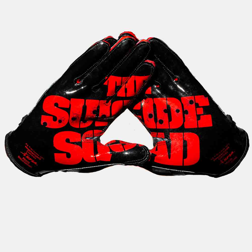 The Suicide Squad Football Gloves - VPS1 by Phenom Elite