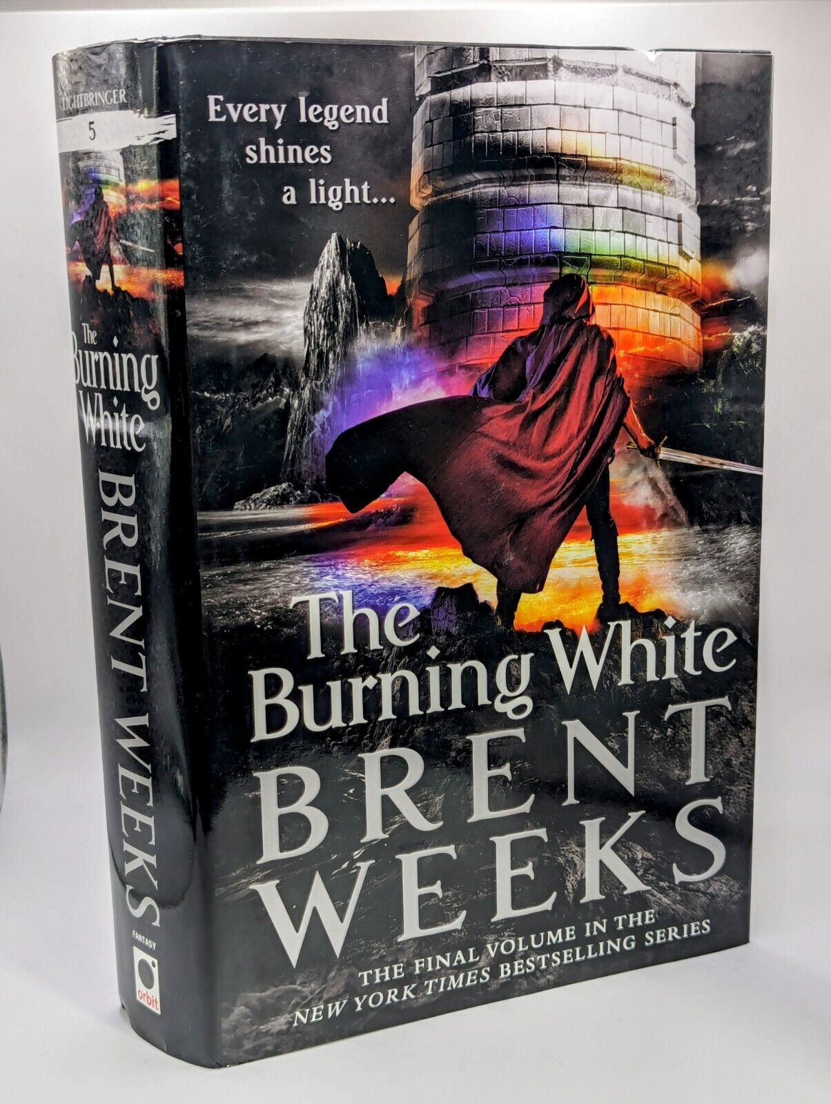 The Burning White Lightbringer Series Bk 5 by Brent Weeks 1st Edition Hardcover
