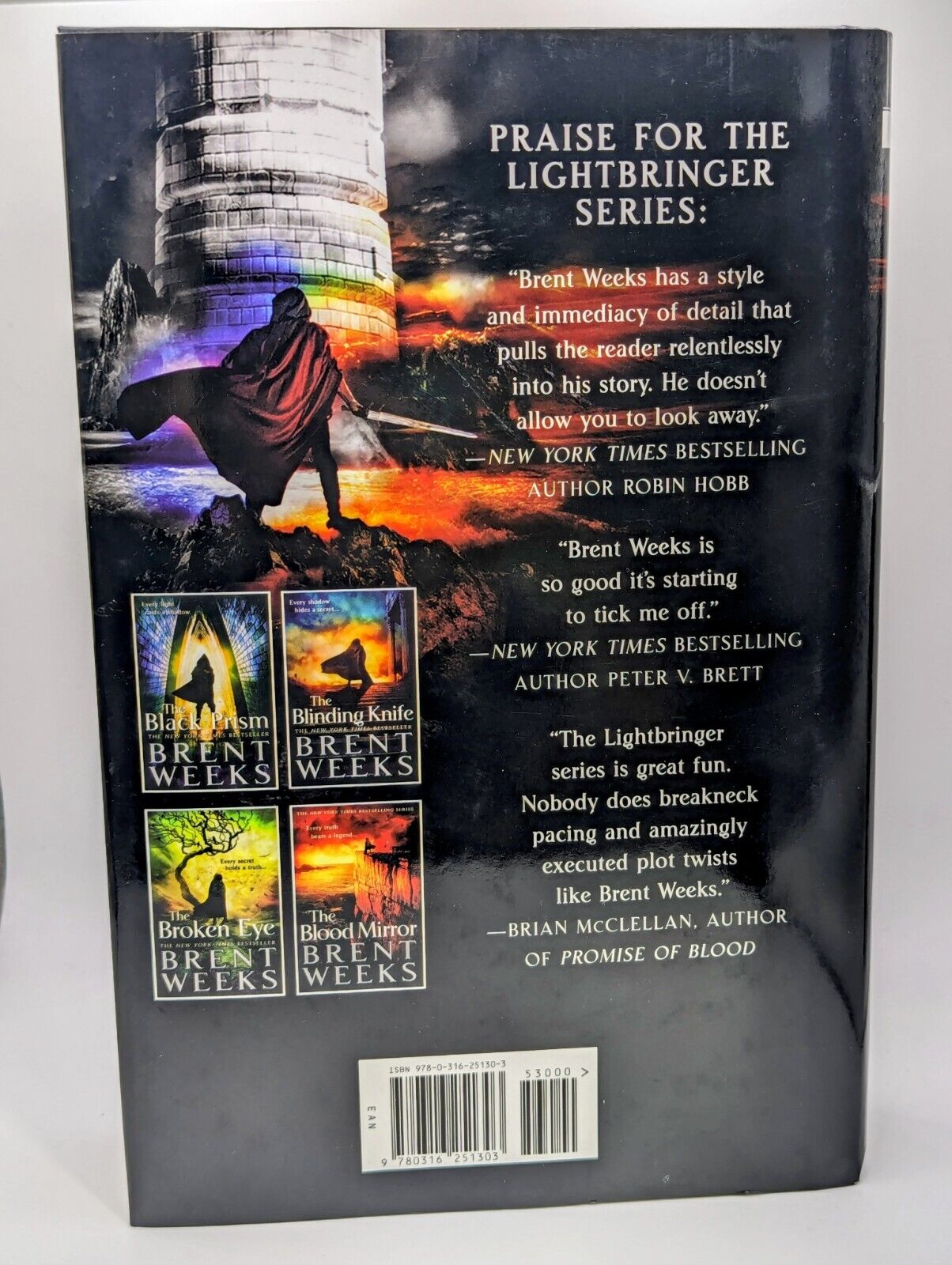 The Burning White Lightbringer Series Bk 5 by Brent Weeks 1st Edition Hardcover