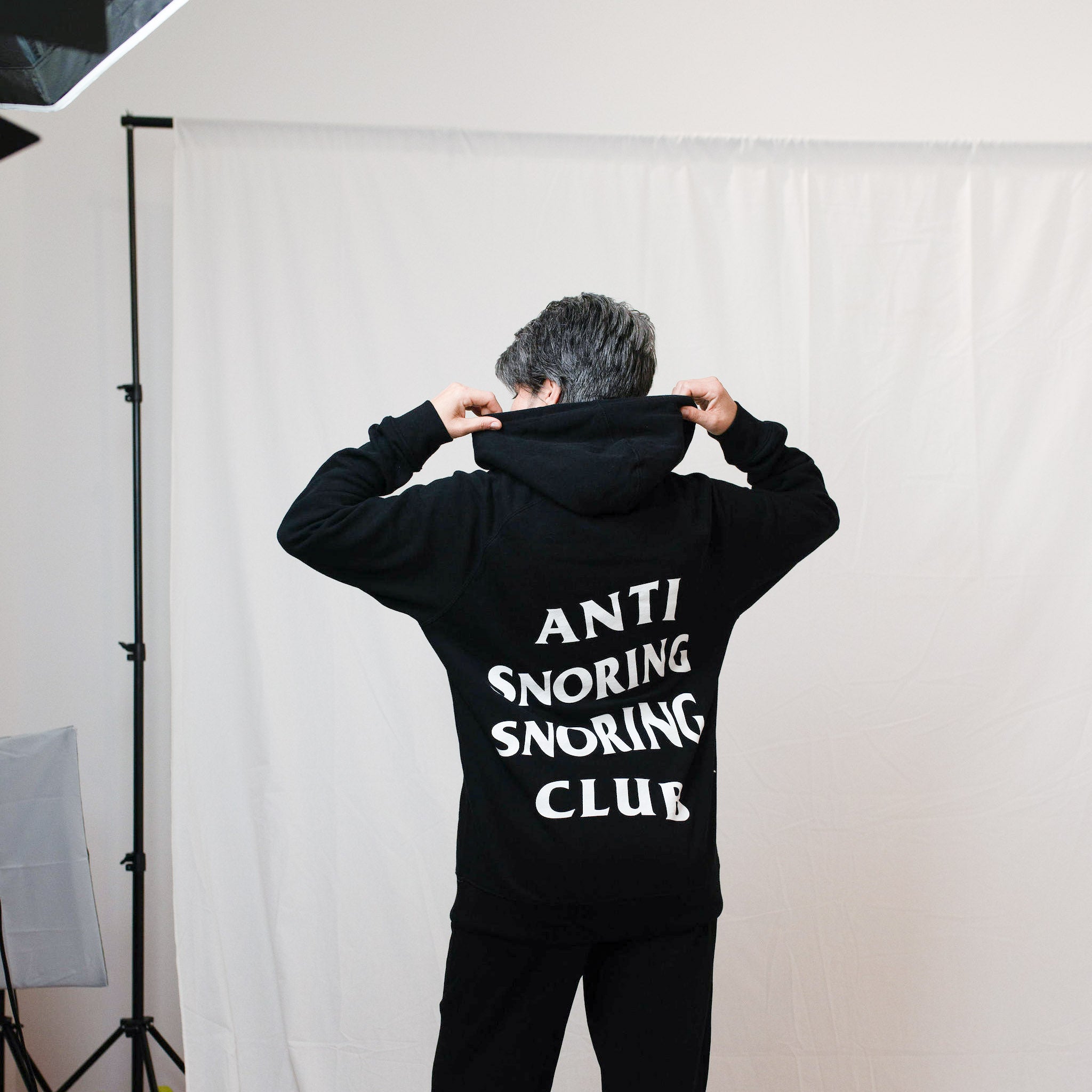 Anti Snoring Snoring Club Hooded Sweatshirt