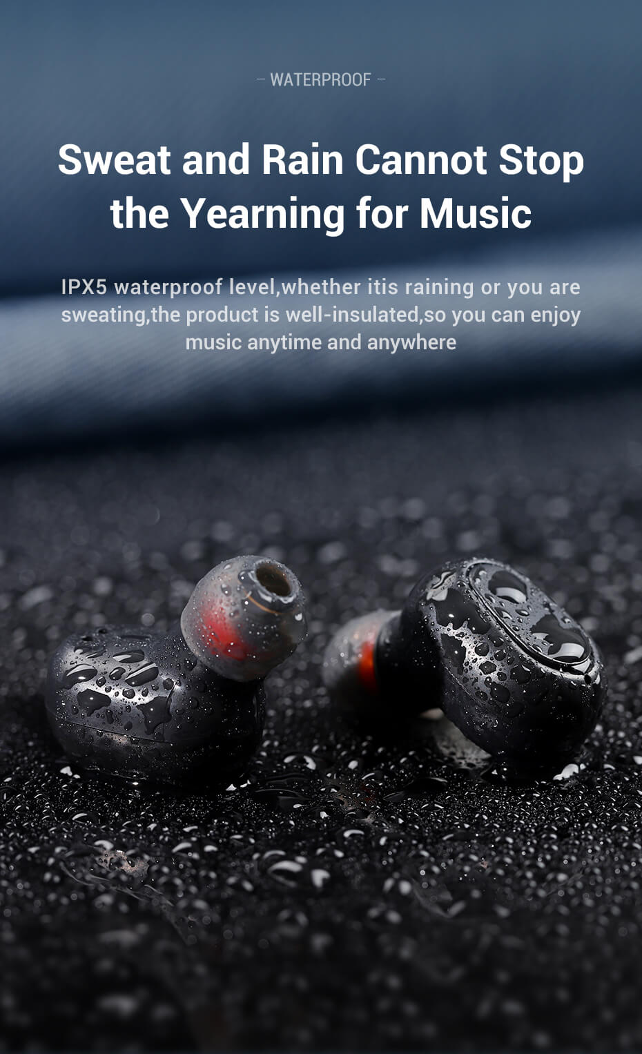 Best Bluetooth Wireless Earphone Earbuds With Mechanical Button
