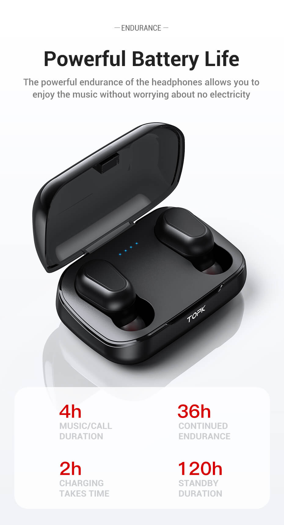 Best Bluetooth Wireless Earphone Earbuds With Mechanical Button