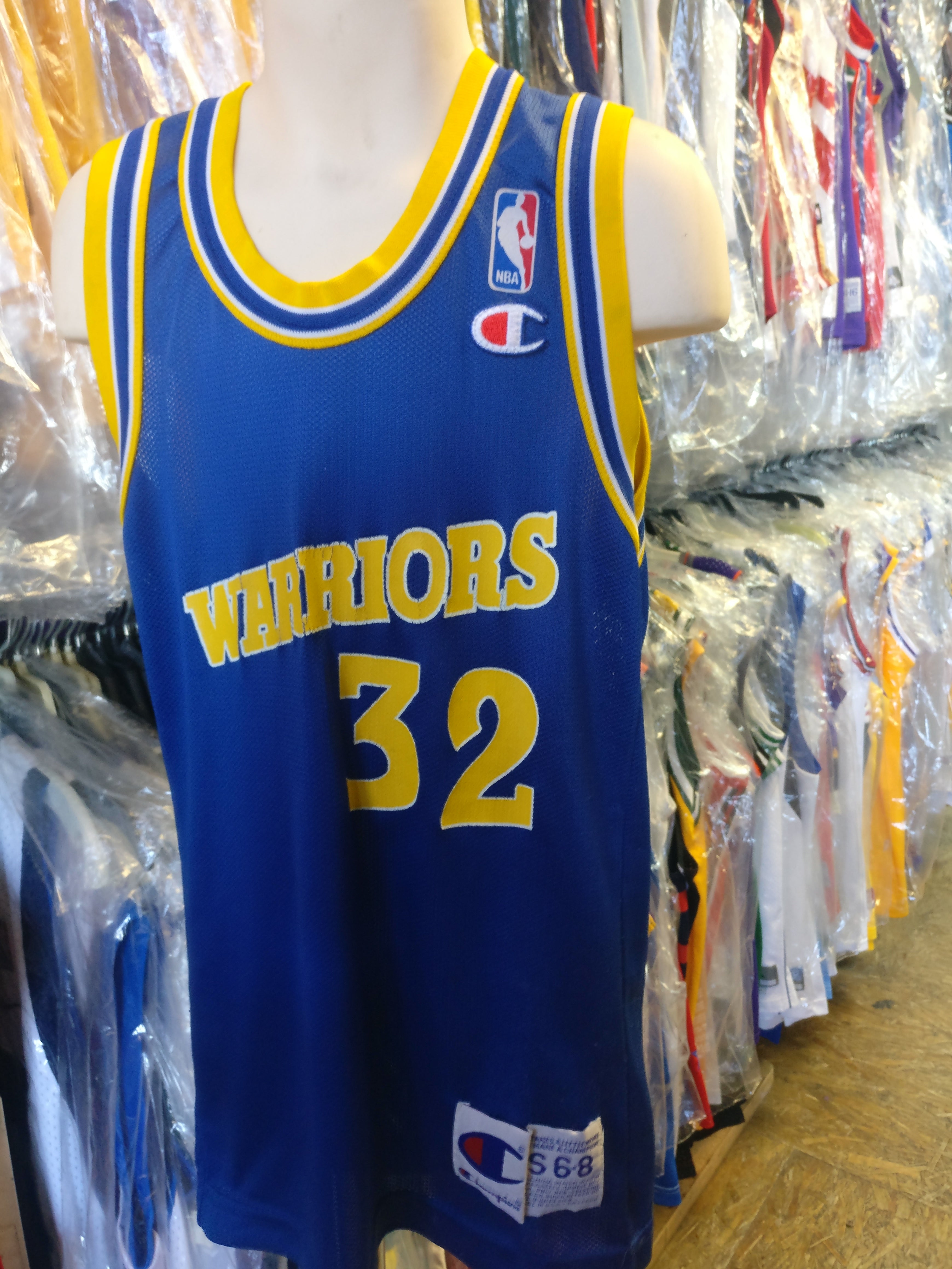 Vintage #32 JOE SMITH Golden State Warriors NBA Champion Jersey 6-8