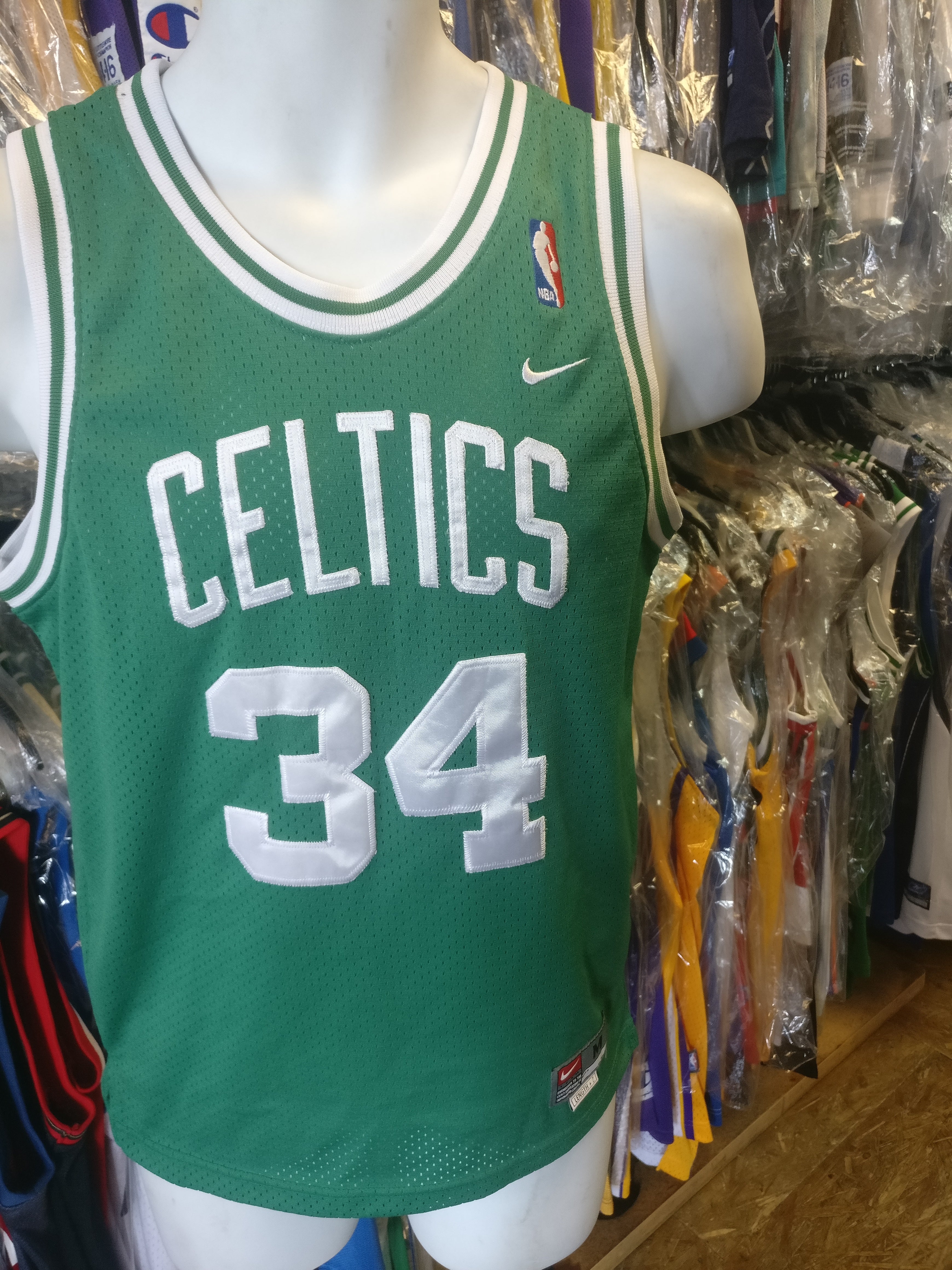 Vintage #34 PAUL PIERCE Boston Celtics NBA Nike Jersey YM