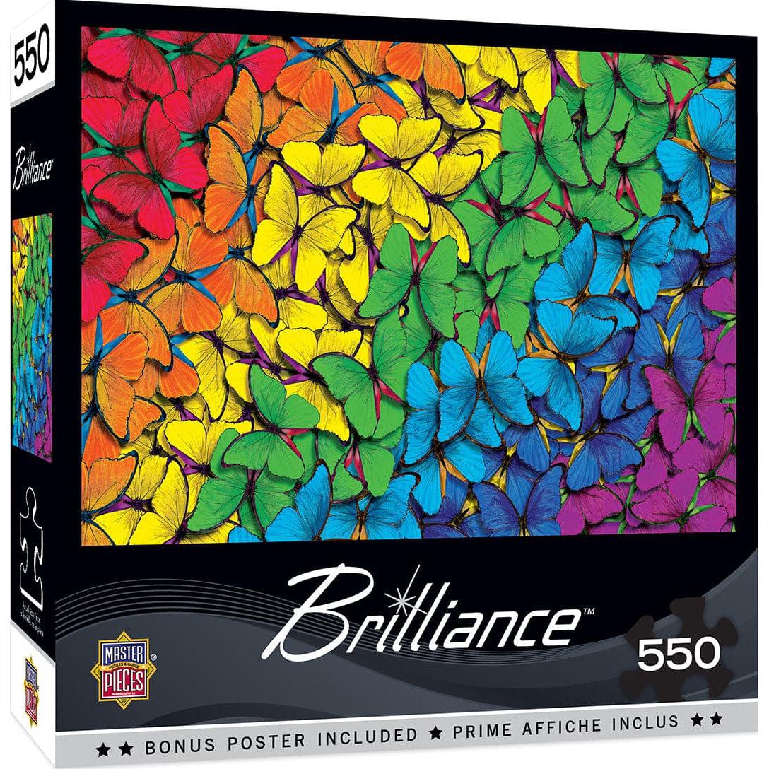 Brilliance - Fluttering Rainbow - 550 Piece Puzzle