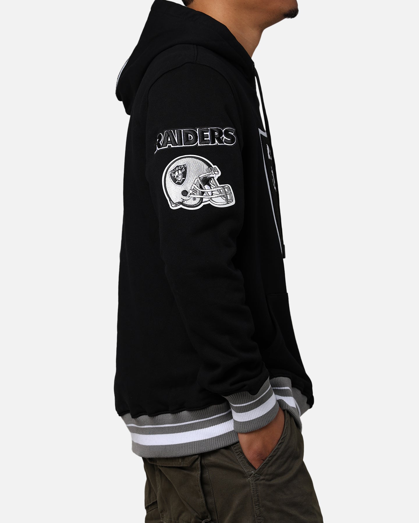 Pro Standard Oakland Raiders Mash Up Fleece Hoodie Black