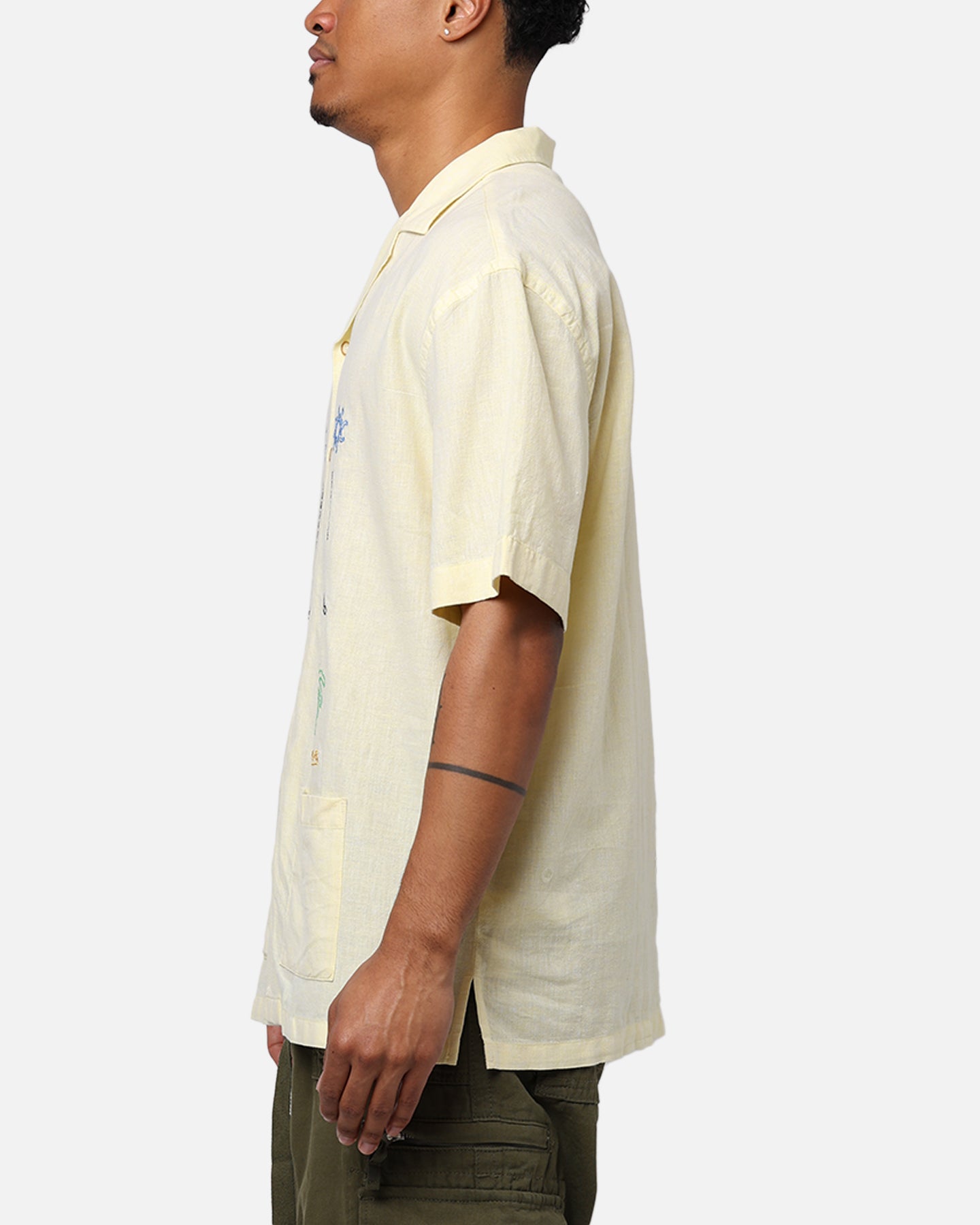 Pas De Mer Postcard Shirt Light Yellow