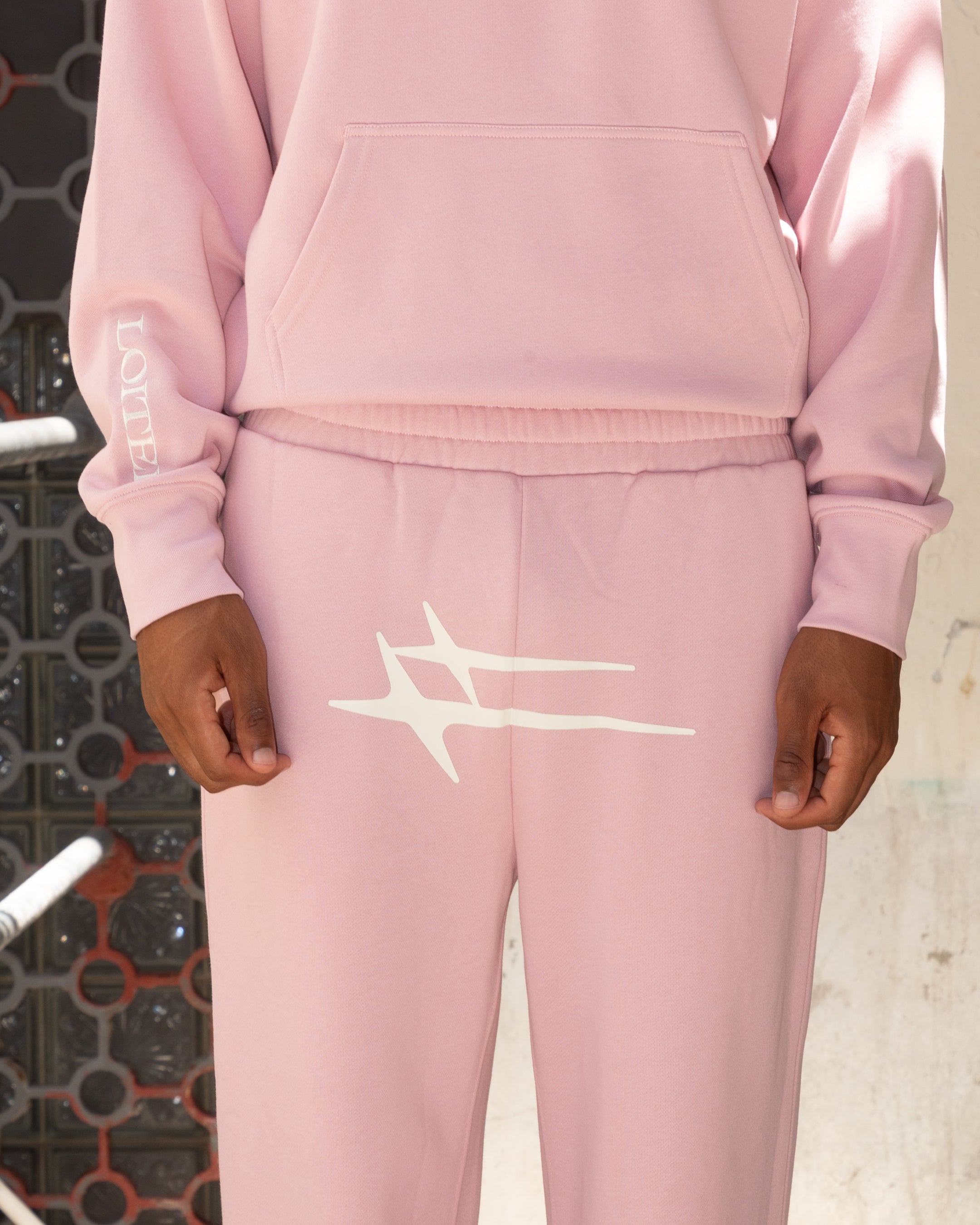 Loiter Hybrid Sweatpants Dusty Pink