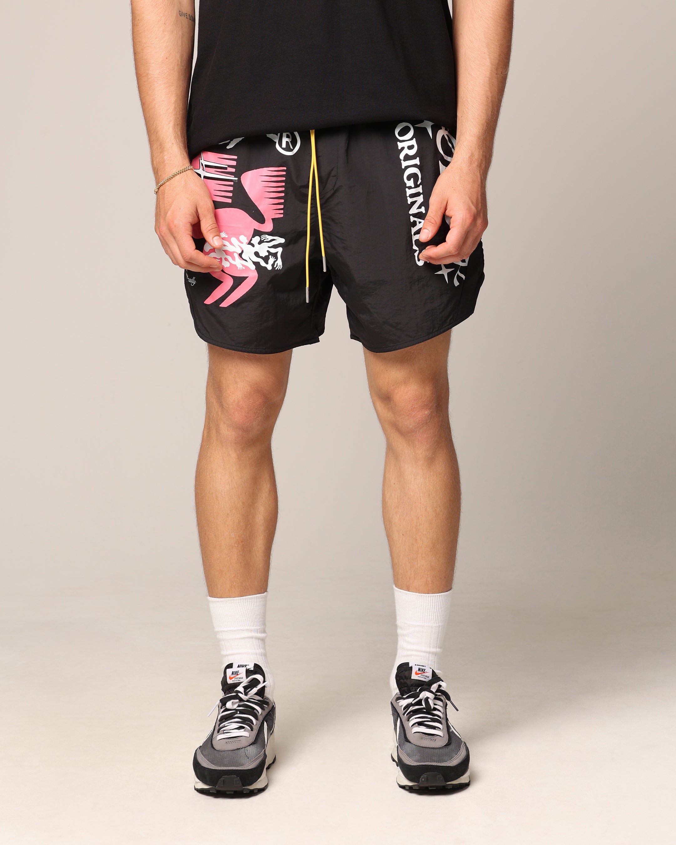 Loiter Rodeo Walk Shorts Black