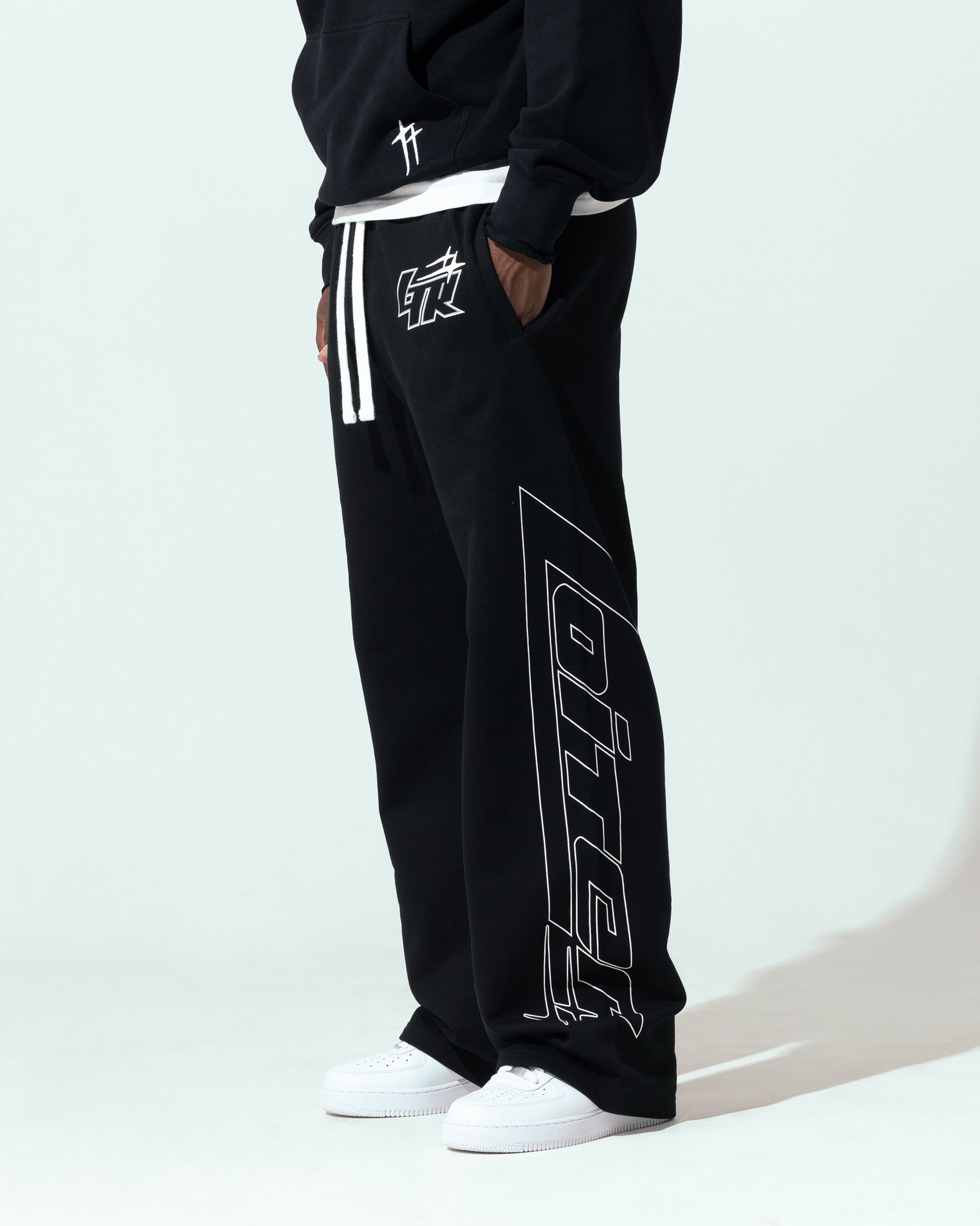 Loiter Runaway Track Pants Black