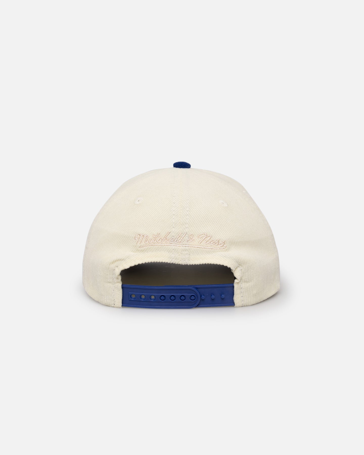 Mitchell & Ness Los Angeles Lakers Go Team Go OG Corduroy Snapback Light Cream/Blue