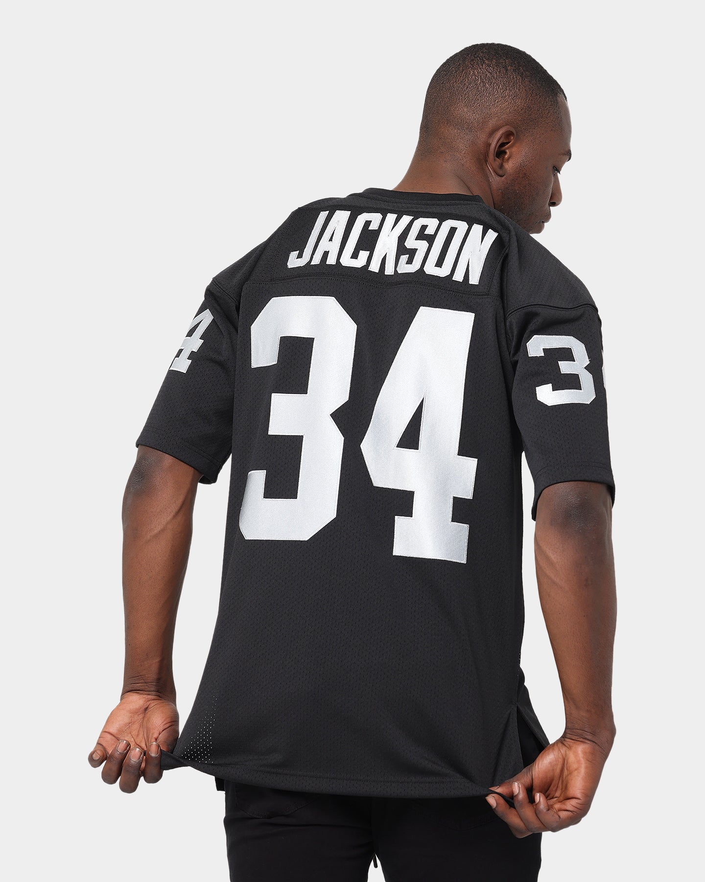 Mitchell & Ness Los Angeles Raiders Bo Jackson #34 Authentic Home Jersey Black