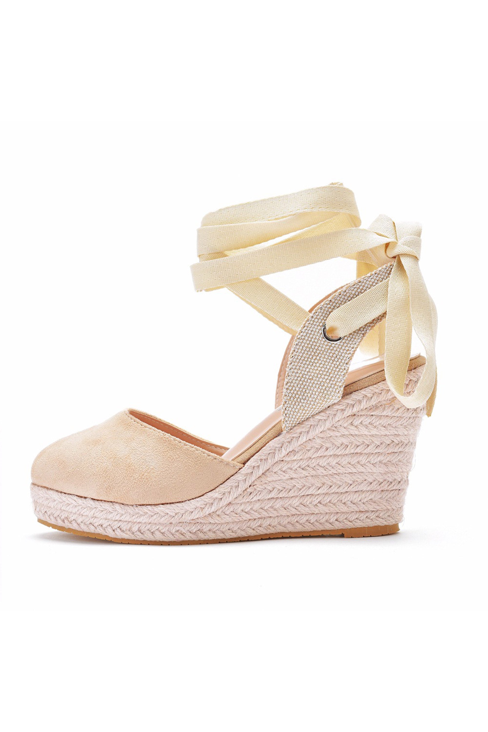 Roman Wedge Sandals High Heel Sandals