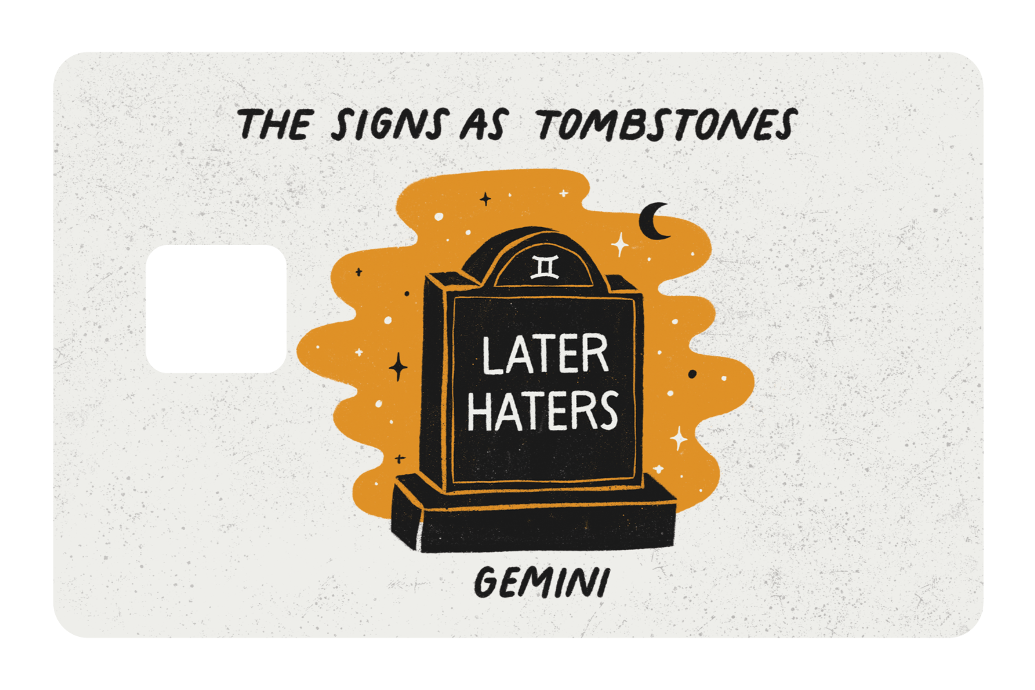 Gemini as a Tombstone