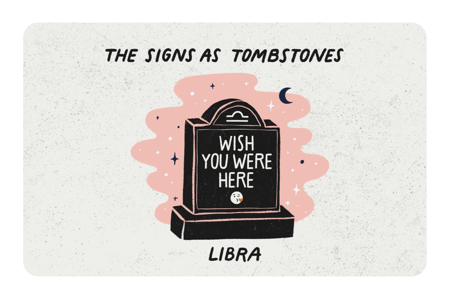 Libra as a Tombstone