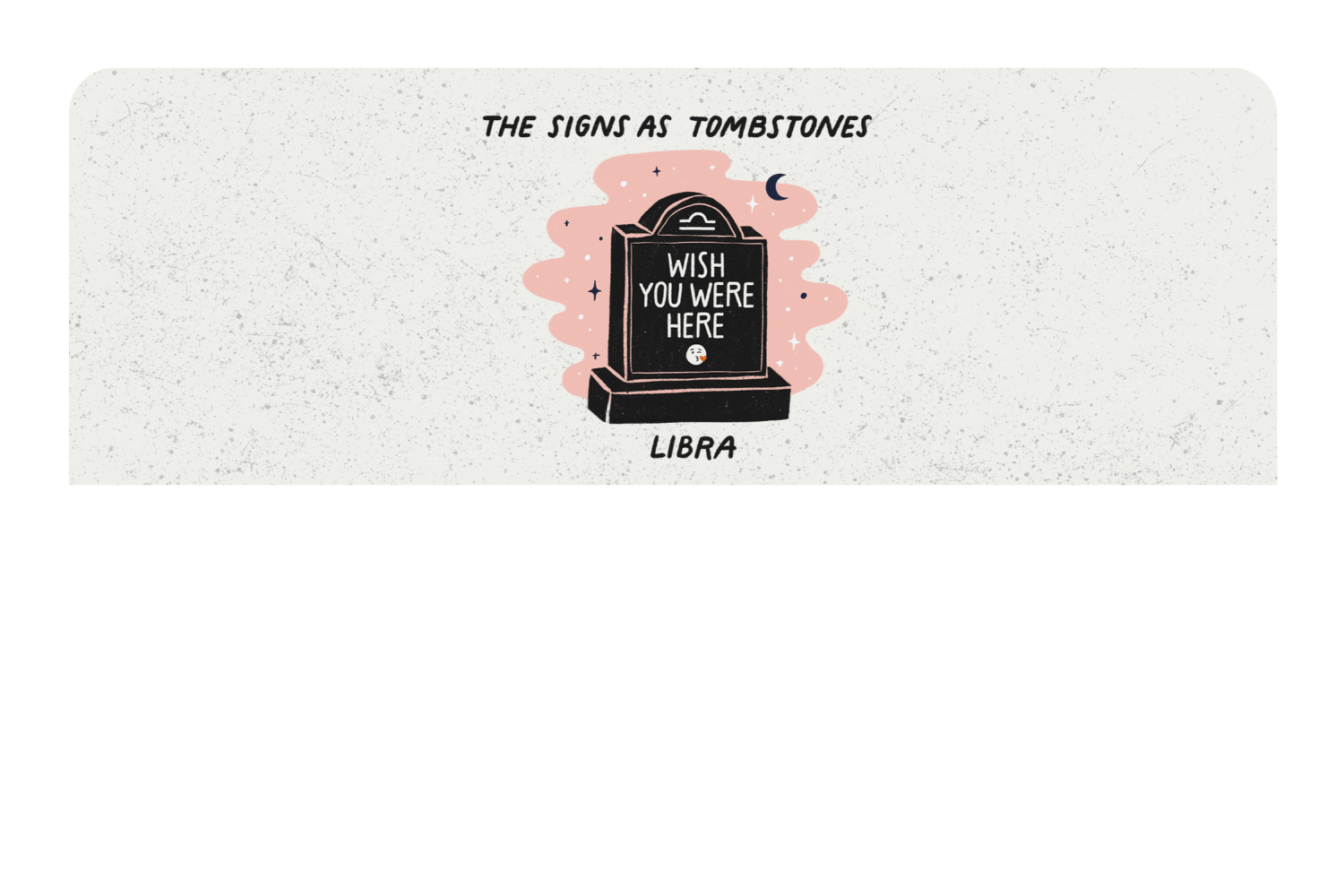 Libra as a Tombstone