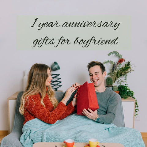 1 Year Anniversary Gift Boyfriend Him, Personalised 1st
