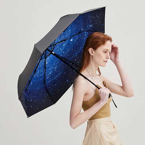 Starry Sky Sun Umbrella