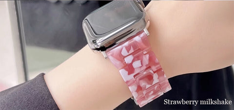 Strawberry milkshake color iWatch straps