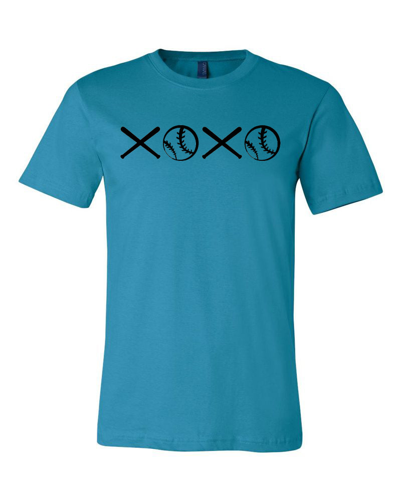 Softball XOXO Adult T-Shirt