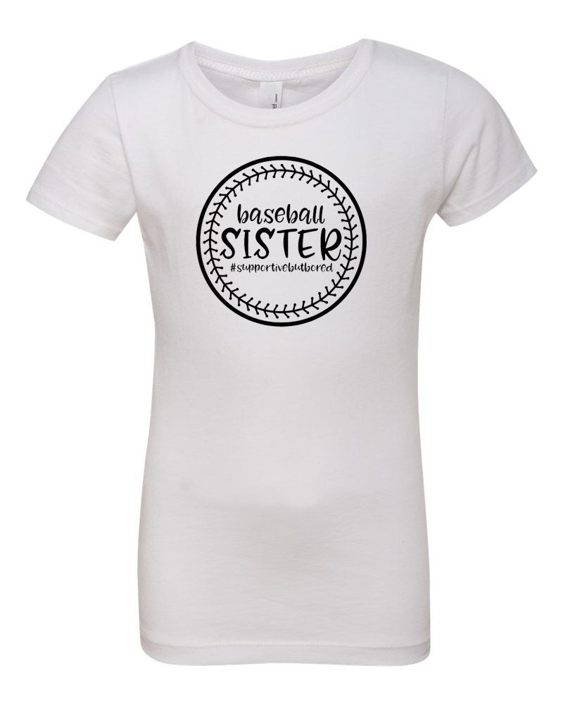 Baseball Sister Girls T-Shirt