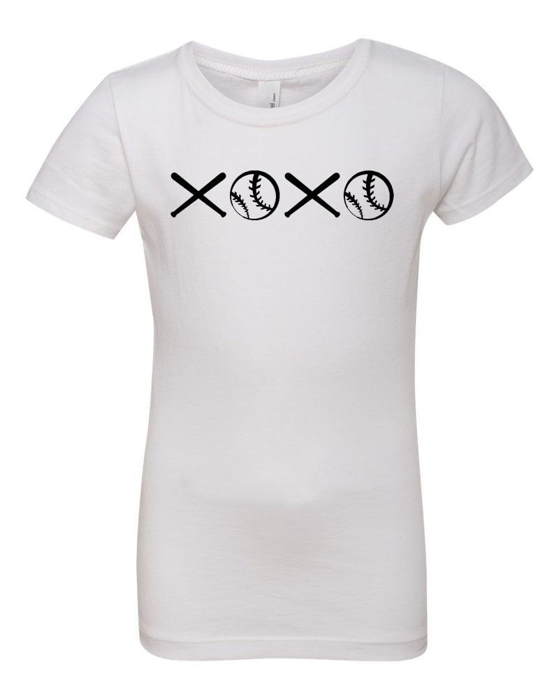 Softball XOXO Girls T-Shirt