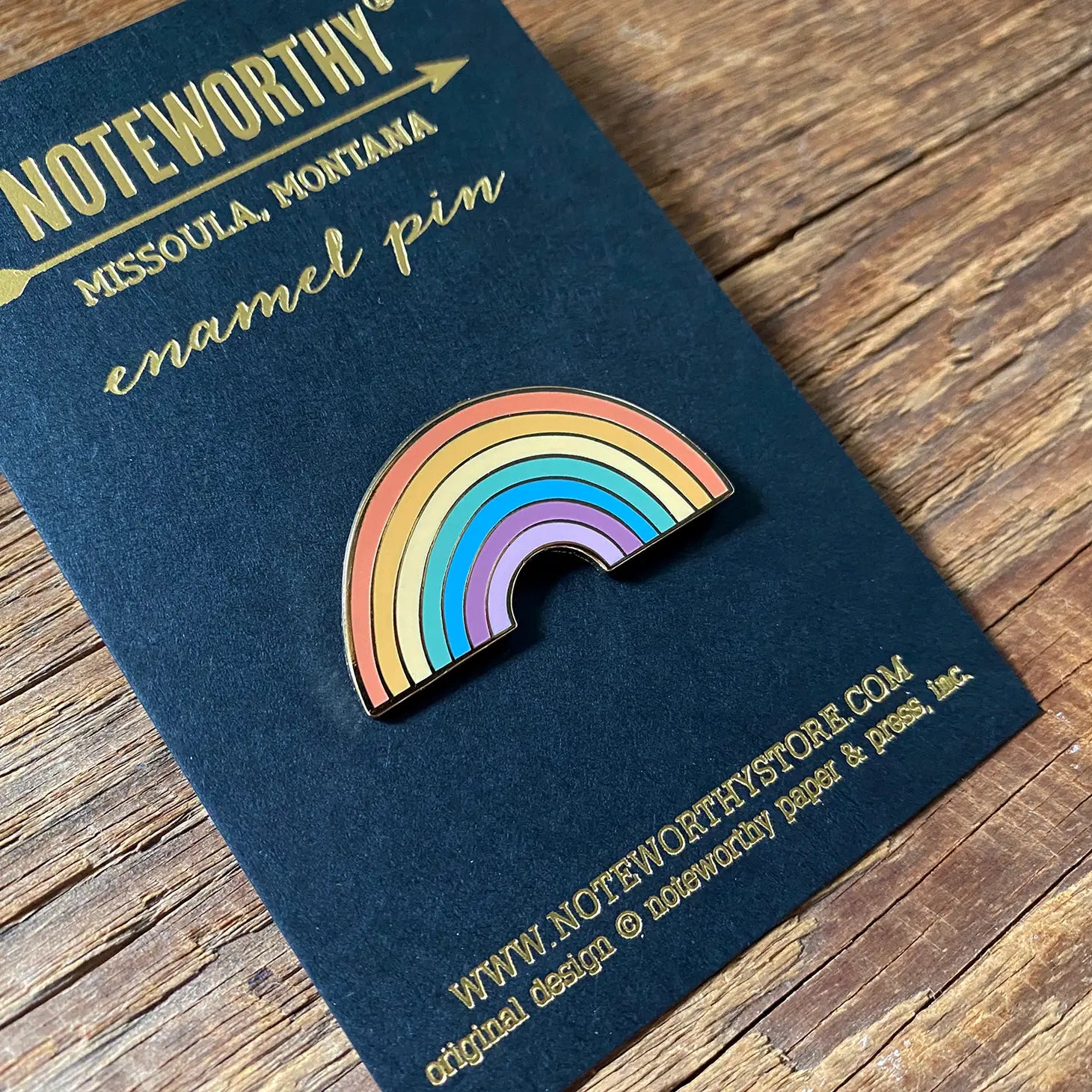 Rainbow Enamel Pin