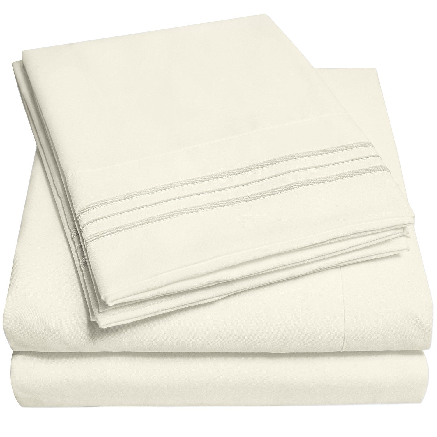 Classic 4-Piece Bed Sheet Set (Ivory)