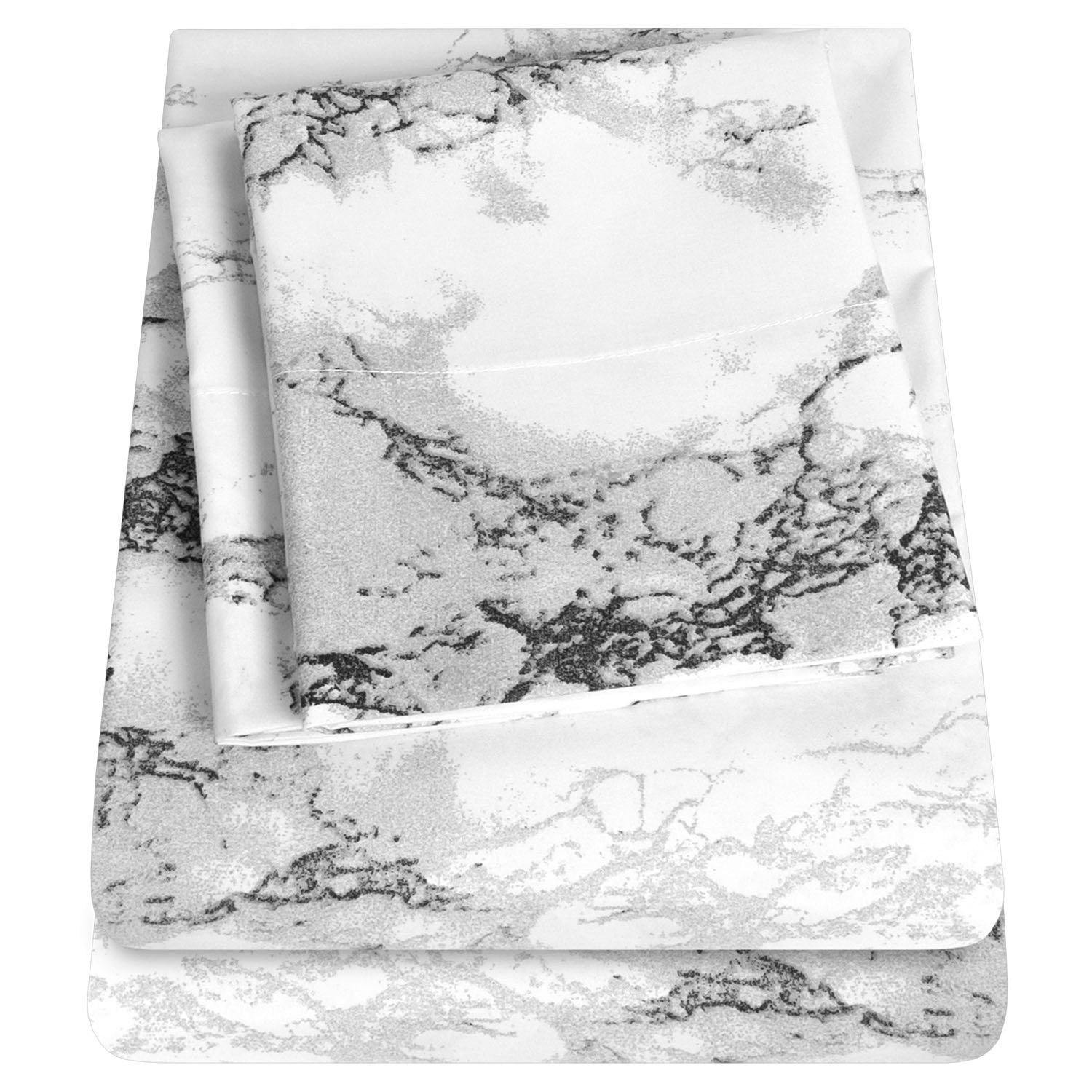 Classic 4-Piece Bed Sheet Set (Marble)