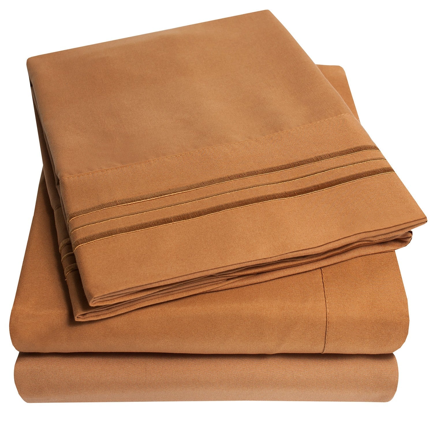 Classic 4-Piece Bed Sheet Set (Mocha)